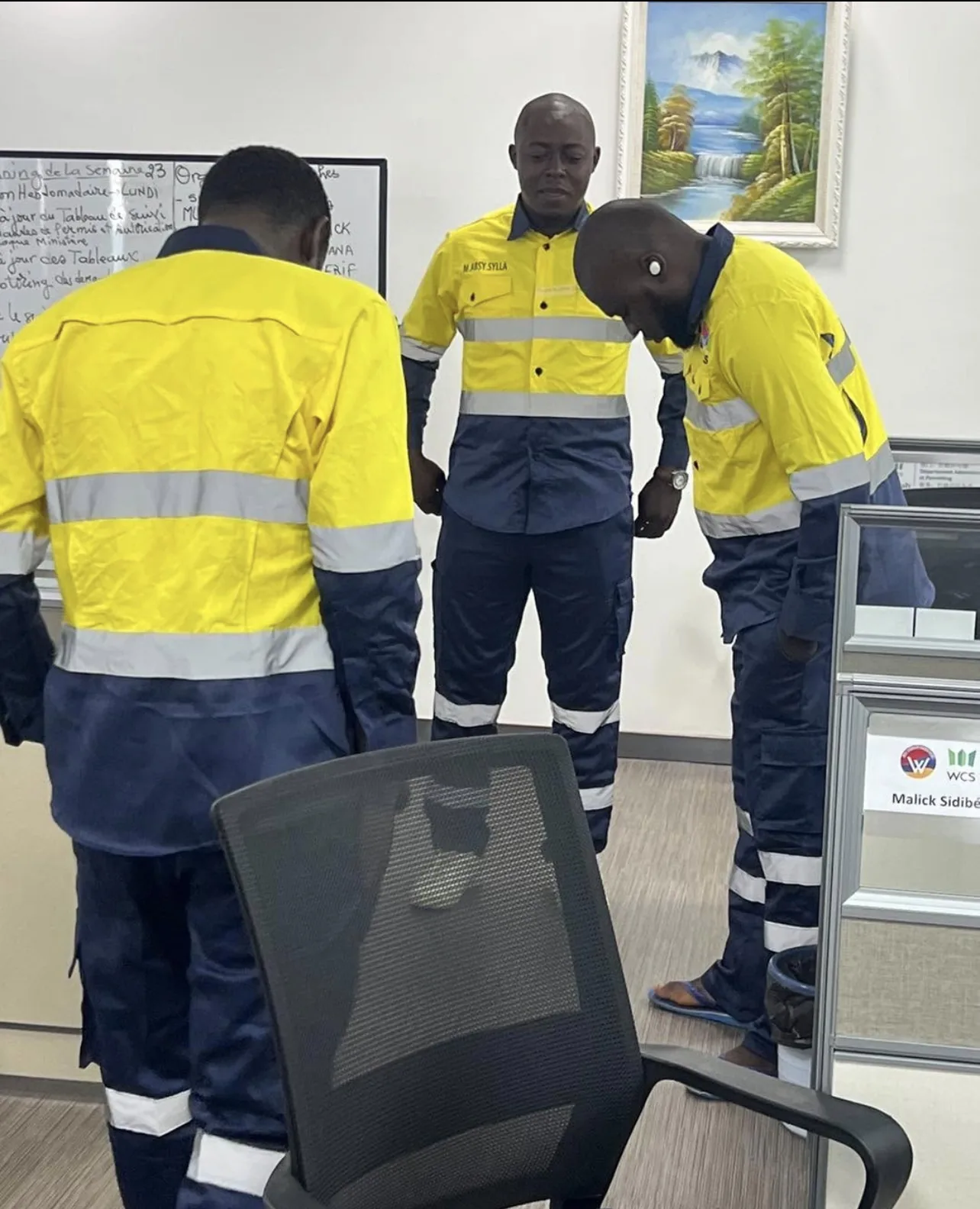 Équipe en uniformes miniers personnalisés DIASOW