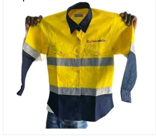 Veste minière haute visibilité personnalisée fabriquée par DIASOW