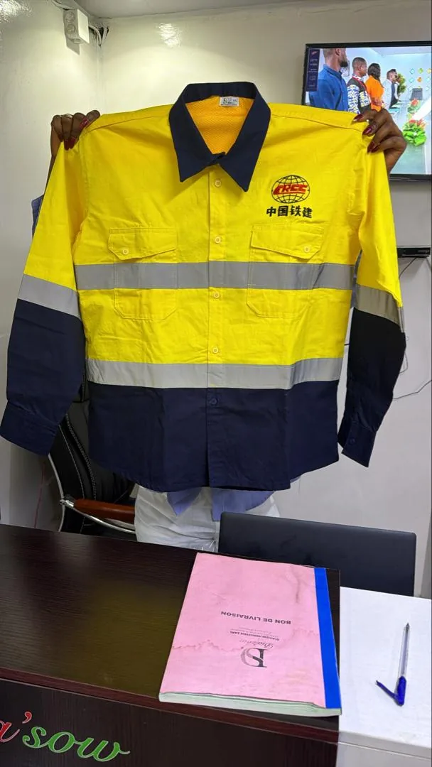 Veste haute visibilité jaune et bleu marine DIASOW